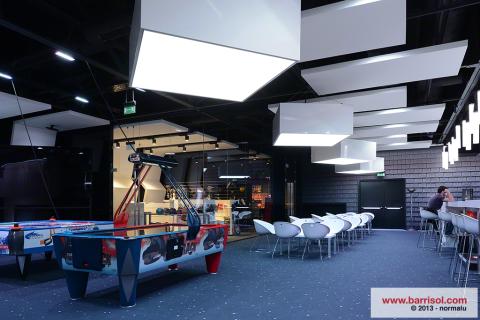 Caisson lumineux Barrisol