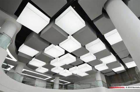 Caissons lumineux Barrisol