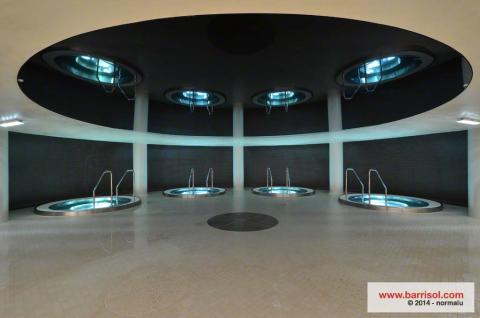 Plafond tendu Barrisol avec fibres optiques