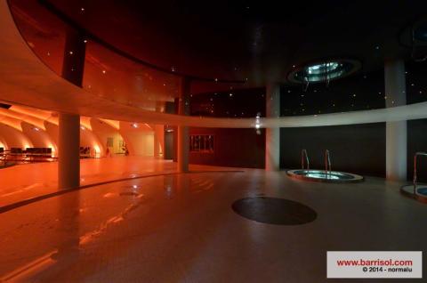 Plafond tendu Barrisol avec fibres optiques