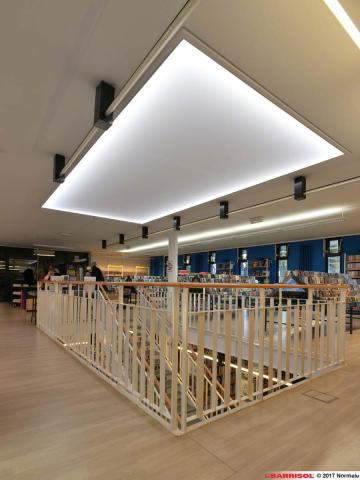 Plafont Barrisol Lumière avec LED périphérique