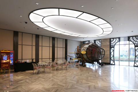 Plafond Barrisol Lumiere LED périphérique