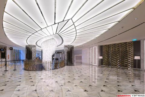 Plafond Barrisol Lumiere LED périphérique