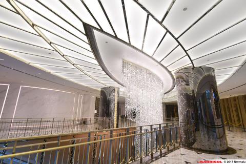 Plafond Barrisol Lumiere LED périphérique