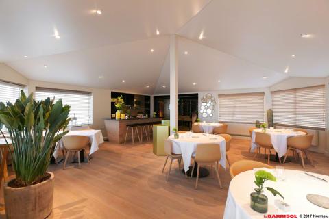 Plafond Barrisol acoustique avec intégration de spots