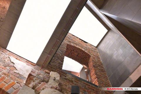 Eclairage sous passerelle Barrisol Lumiere