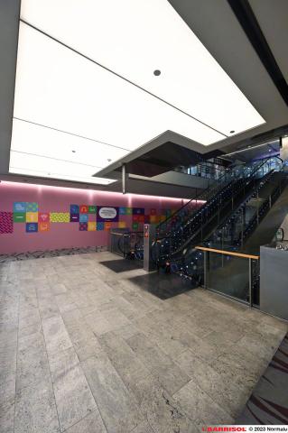 Plafond Barrisol Lumière - intégration d'éléments techniques