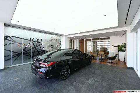 Barrisol Lumière - intégration d'éléments techniques