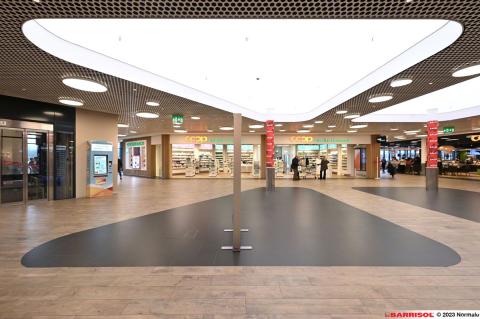 Barrisol Lumière - intégration d'éléments techniques