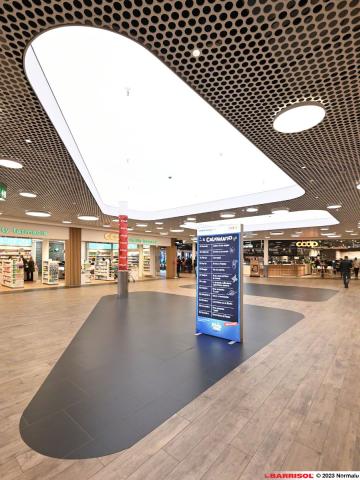 Barrisol Lumière - intégration d'éléments techniques