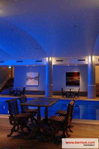 Barrisol Lumière - fibres optiques et intégrations techniques