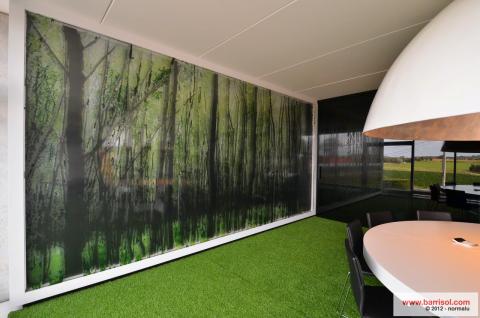 Mur imprimé Barrisol Layers Concept - Lumineux