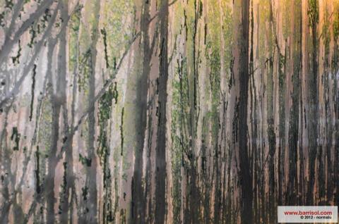 Mur imprimé Barrisol Layers Concept - Lumineux