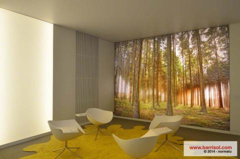Barrisol Layers Concept - Mur lumineux imprimé