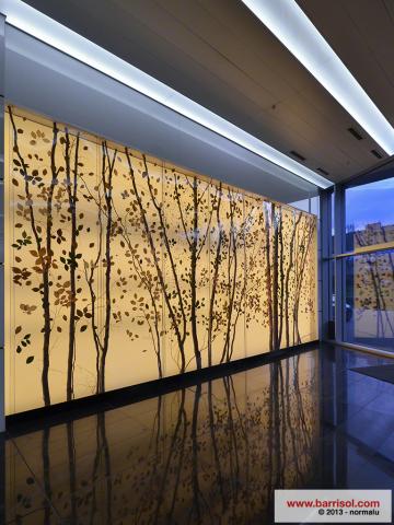 Mur lumineux - Barrisol Layers Concept