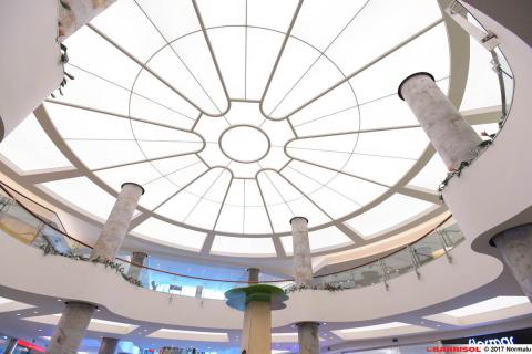 Plafond Barrisol Lumière Naturelle façon verrière