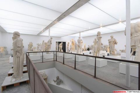 Musée des moulages à Lyon - plafond lumière naturelle Barrisol