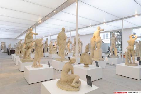 Musée des moulages à Lyon - plafond lumière naturelle Barrisol