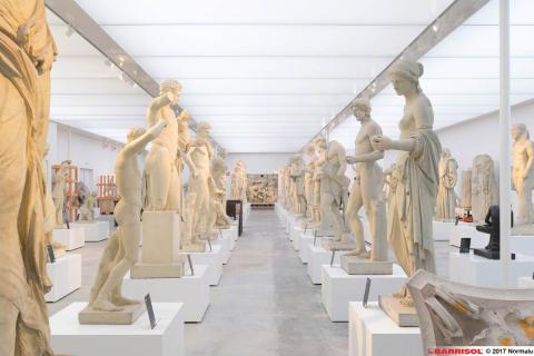 Musée des moulages à Lyon - plafond lumière naturelle Barrisol