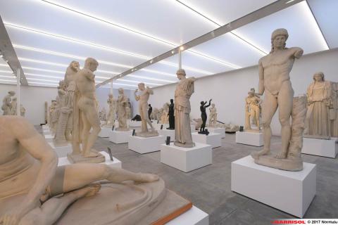 Musée des moulages à Lyon - plafond lumière naturelle Barrisol