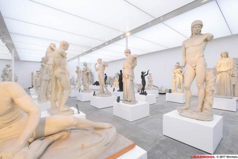 Musée des moulages à Lyon - plafond lumière naturelle Barrisol