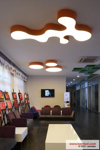 Luminaire de designer Barrisol sur mesure