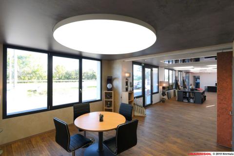 Lampes Barrisol - showroom Michelin