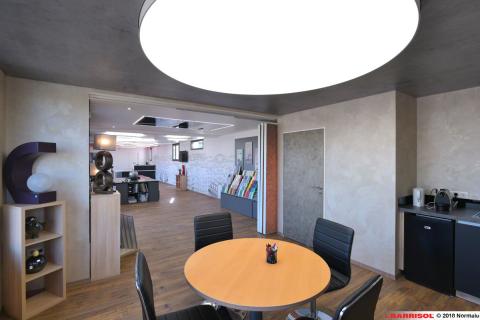 Lampes Barrisol - showroom Michelin