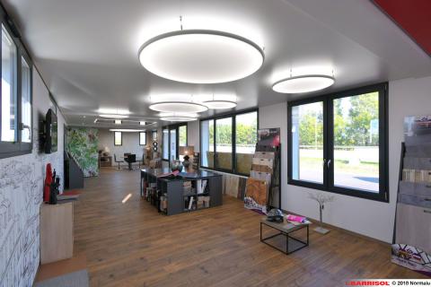 Lampes Barrisol - showroom Michelin