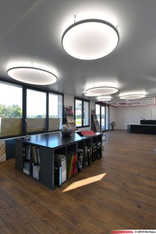 Lampes Barrisol - showroom Michelin