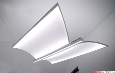 Luminaire Barrisol L'Oiseau by Denis Dietschy