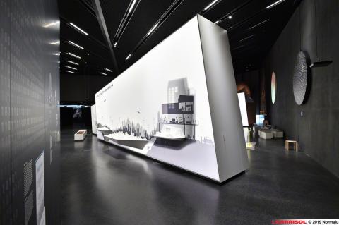 Museographie - murs imprimés lumineux Barrisol