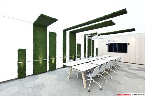 Mur et plafond lumineux imprimés acoustiques Barrisol Lumière