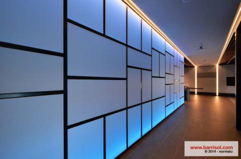 Mur lumineux Barrisol