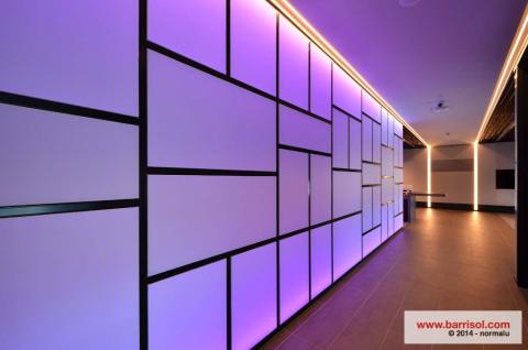 Mur lumineux Barrisol
