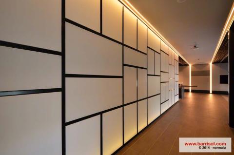 Mur lumineux Barrisol