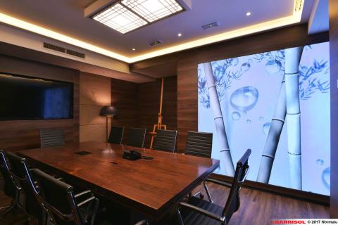 Mur imprimé lumineux Barrisol