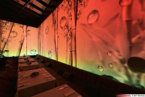 Mur imprimé lumineux Barrisol