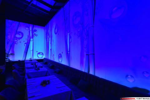 Mur imprimé lumineux Barrisol