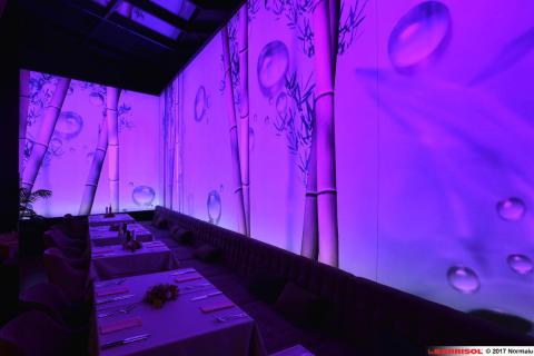 Mur imprimé lumineux Barrisol