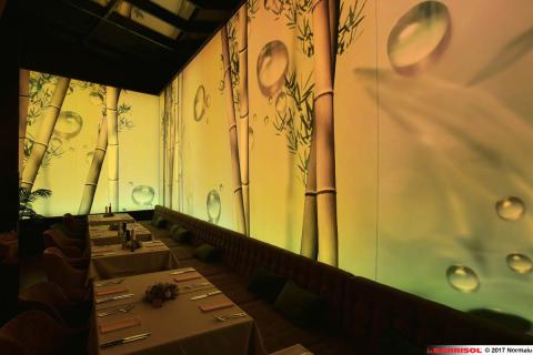 Mur imprimé lumineux Barrisol