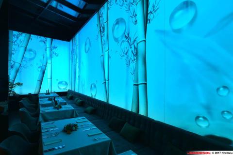 Mur imprimé lumineux Barrisol