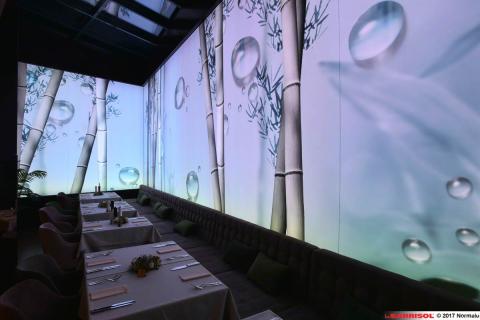 Mur imprimé lumineux Barrisol