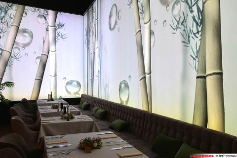 Mur imprimé lumineux Barrisol