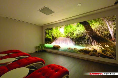 Mur tendu imprimé Barrisol imprimé