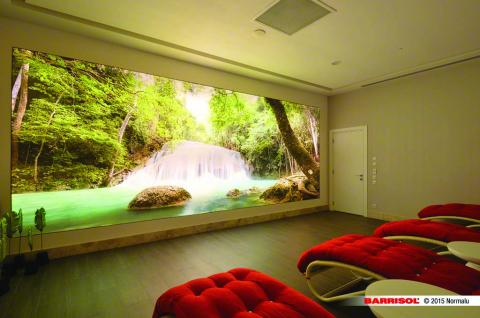 Mur tendu imprimé Barrisol imprimé