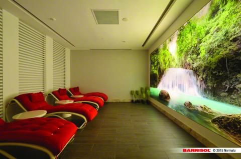 Mur tendu imprimé Barrisol imprimé