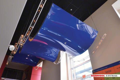 Projections lumineuses sur toile Barrisol