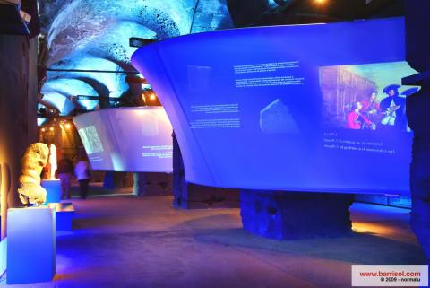 Projections lumineuses sur toiles Barrisol