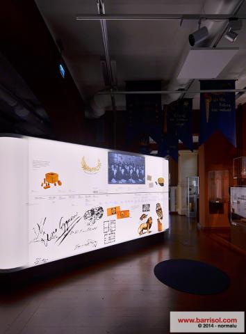 Projections lumineuses sur toile Barrisol